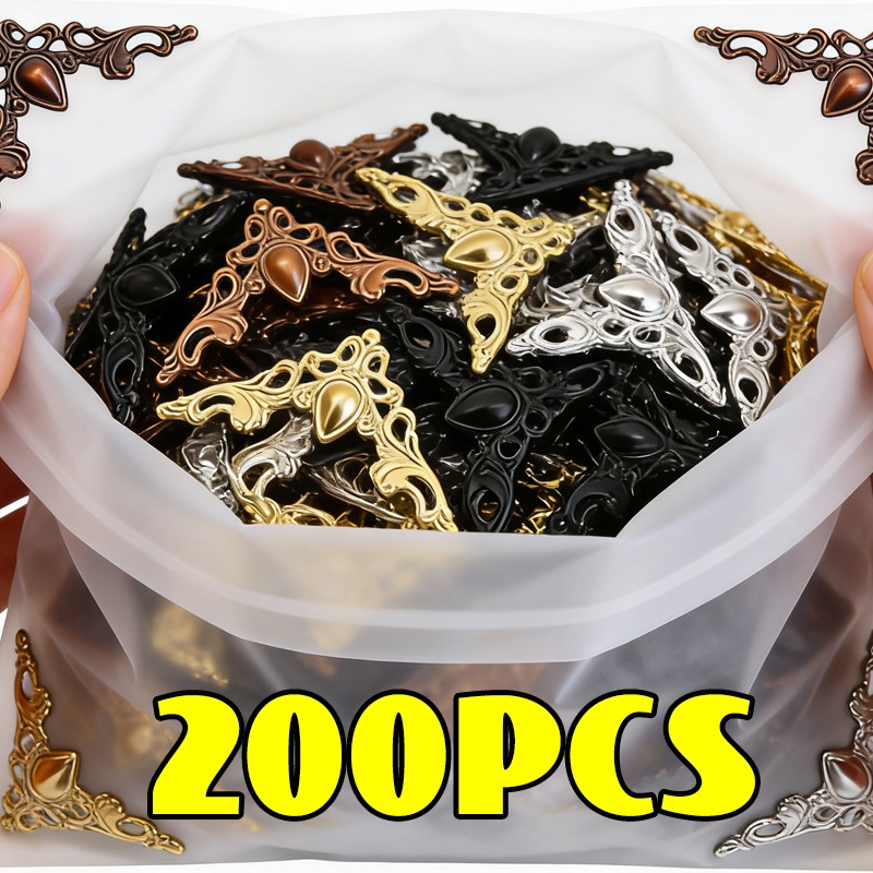 Photography Angles - 200/20Pcs Metal Angle Corner Brackets Menus