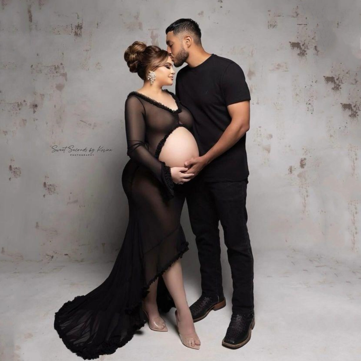 Photography Club - Long Train Tulle Maternity Photography Props