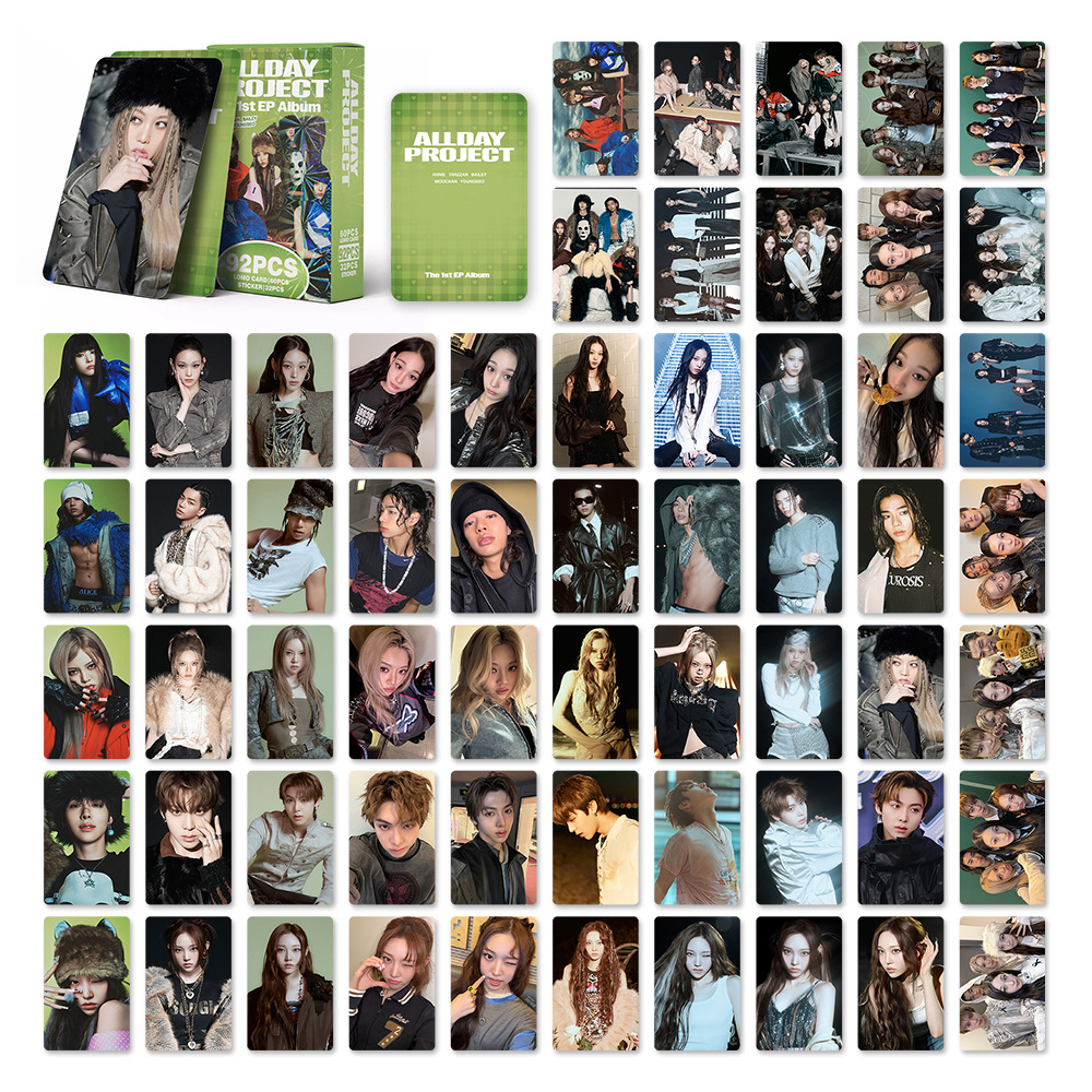 Photography Portfolio - 92Pcs/Set ALLDAY PROJECT Idol Lomo Cards