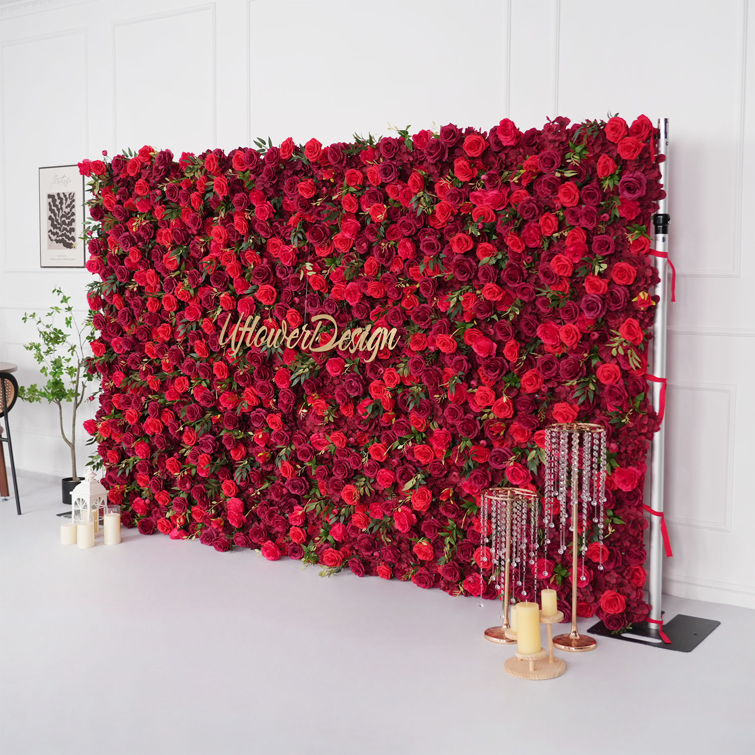 Photography Graduation - Uflower Red Rose luxury 5D Flower