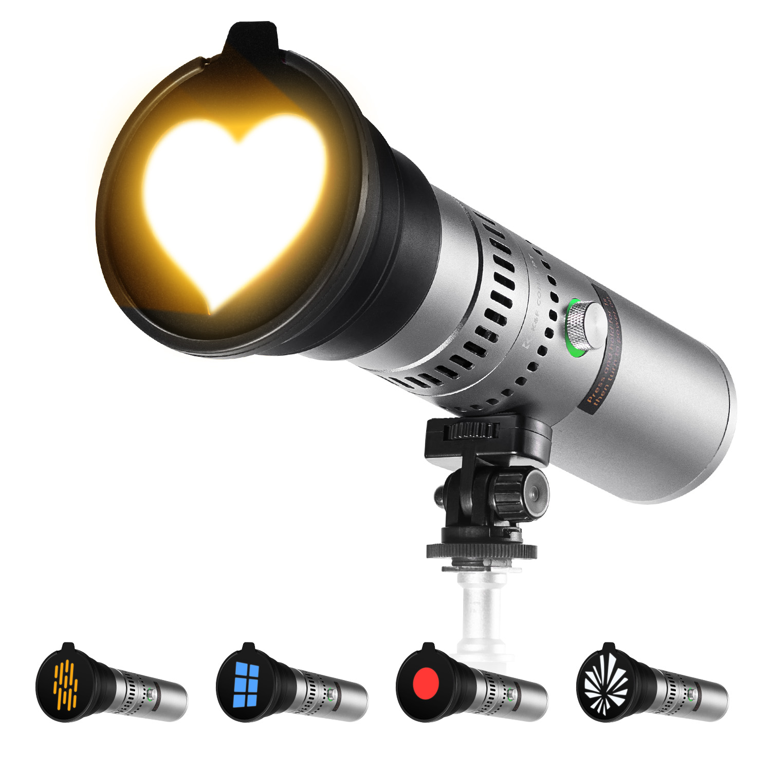 Photography Umbrella Lights - K&F CONCEPT SP25C RGB LED Video