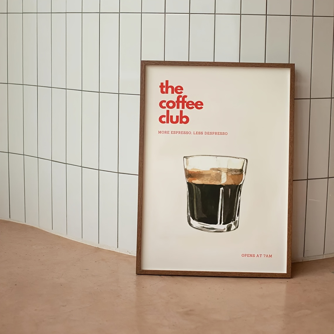 Photography Club - Retro Coffee Club Canvas Print Chic