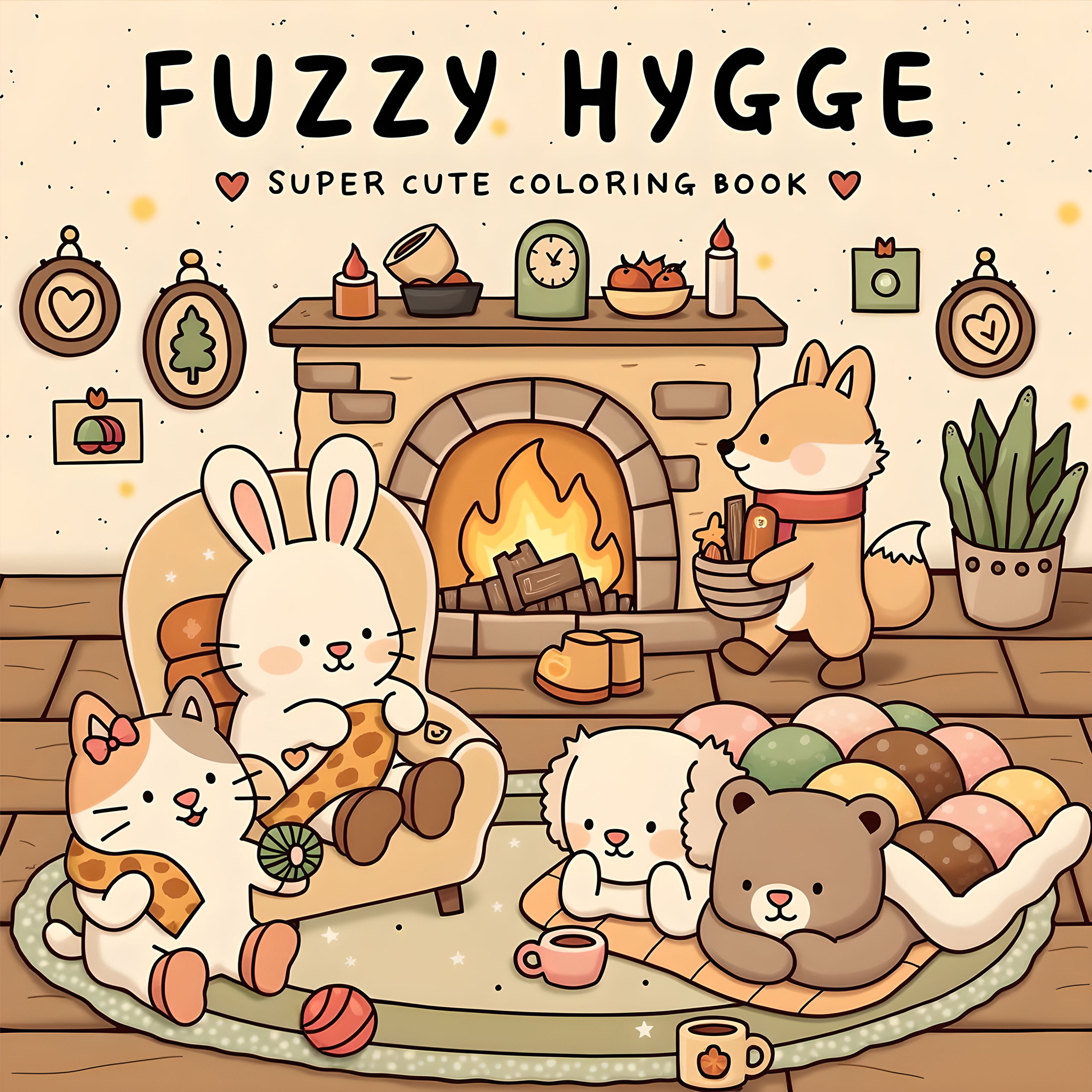 Photography Of Book - FUZZY HYGGE Bold-easy Patterns Coloring Book