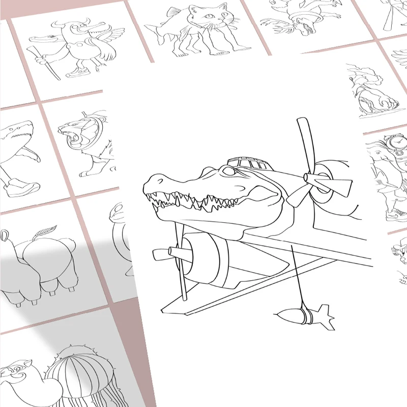 Italian Brainrot Coloring Book - Photography Of Book reseña y precio