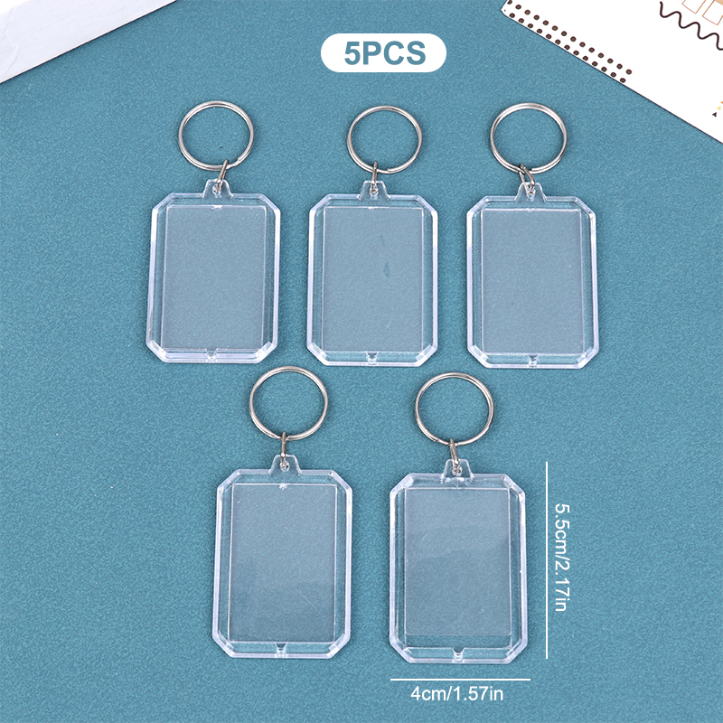 5pcs Blank Photo Frame Keychai - Photography Hacks reseña y precio
