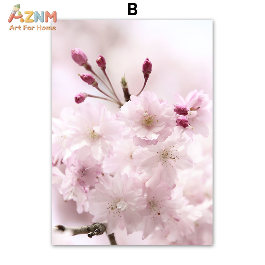 AZNM Pink Cherry Blossom Canva - Photography Quotes reseña y precio