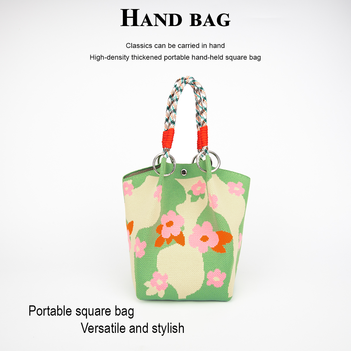 A Fresh Spring Knitted Handbag - Photography Of Book reseña y precio