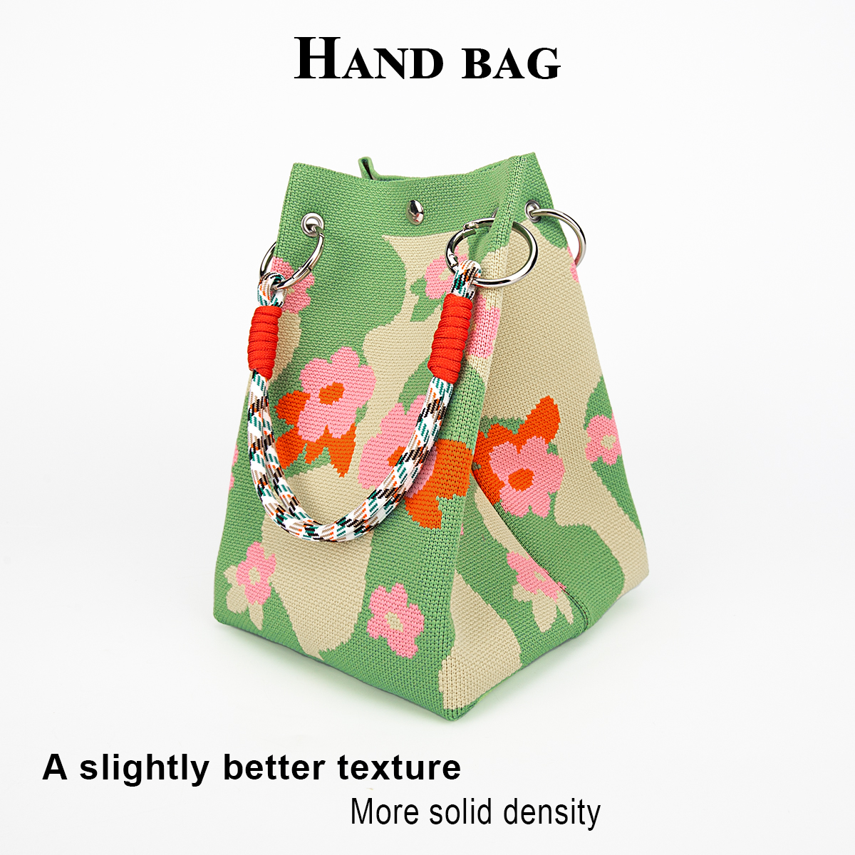 A Fresh Spring Knitted Handbag - Photography Of Book reseña y precio