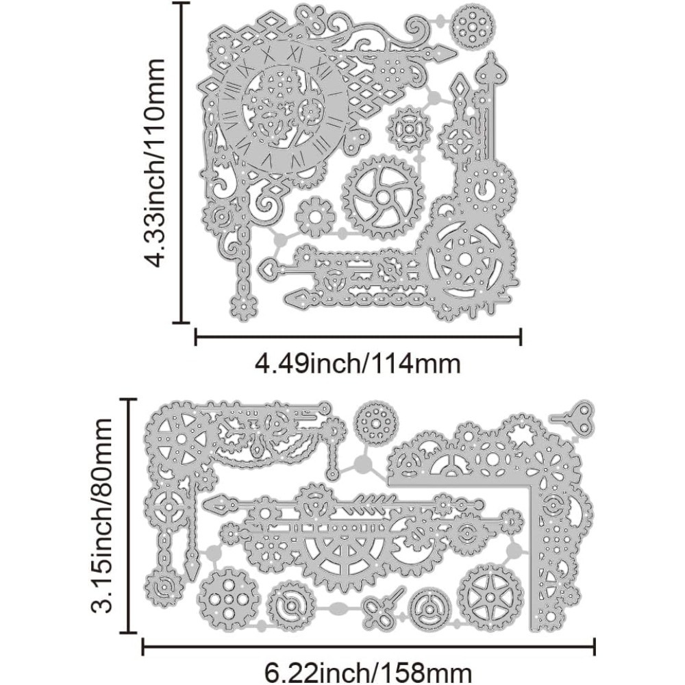Steampunk Frame Cutting Dies f - Photography Angles reseña y precio