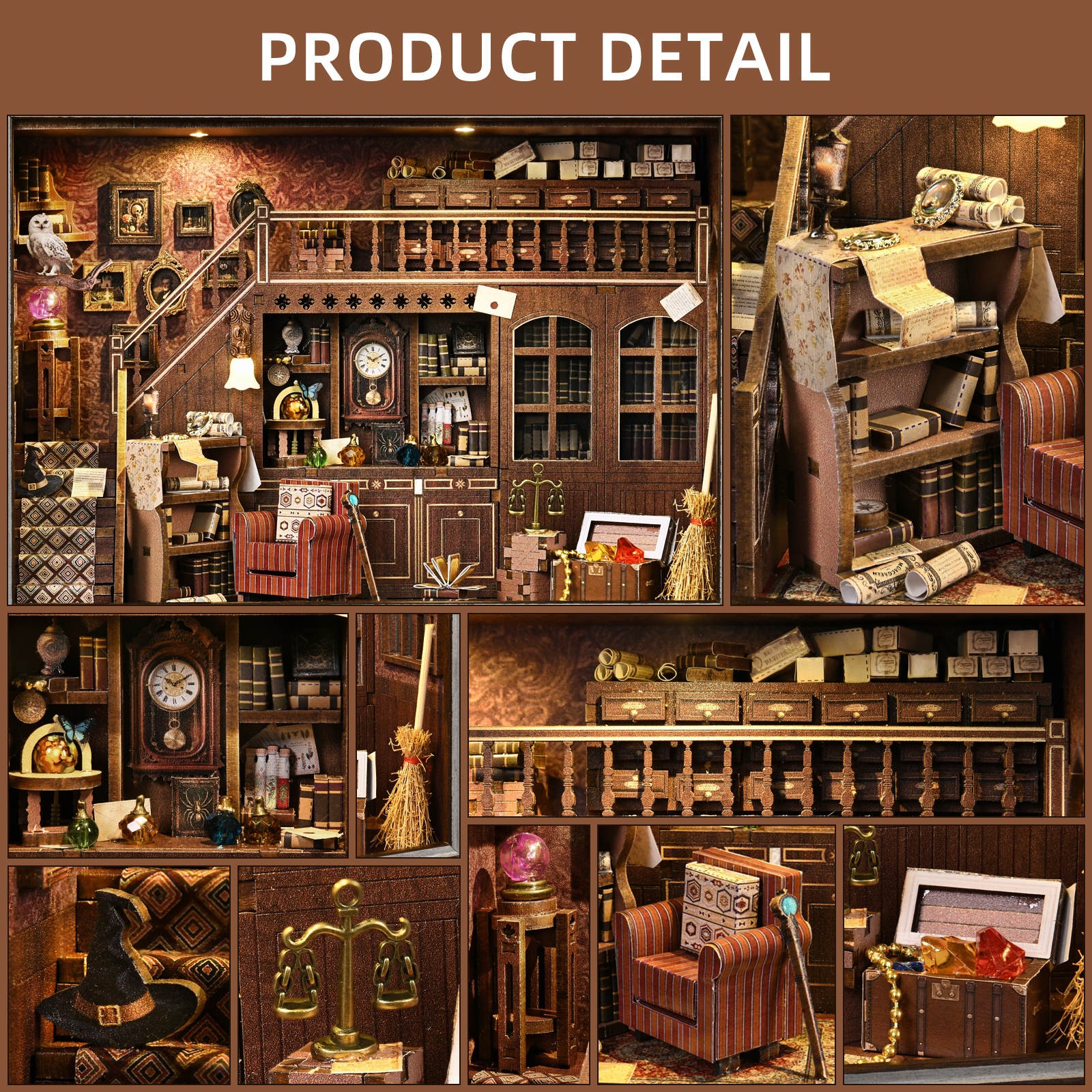 Book Nook Kit Secret Attic DIY - Photography Hacks reseña y precio