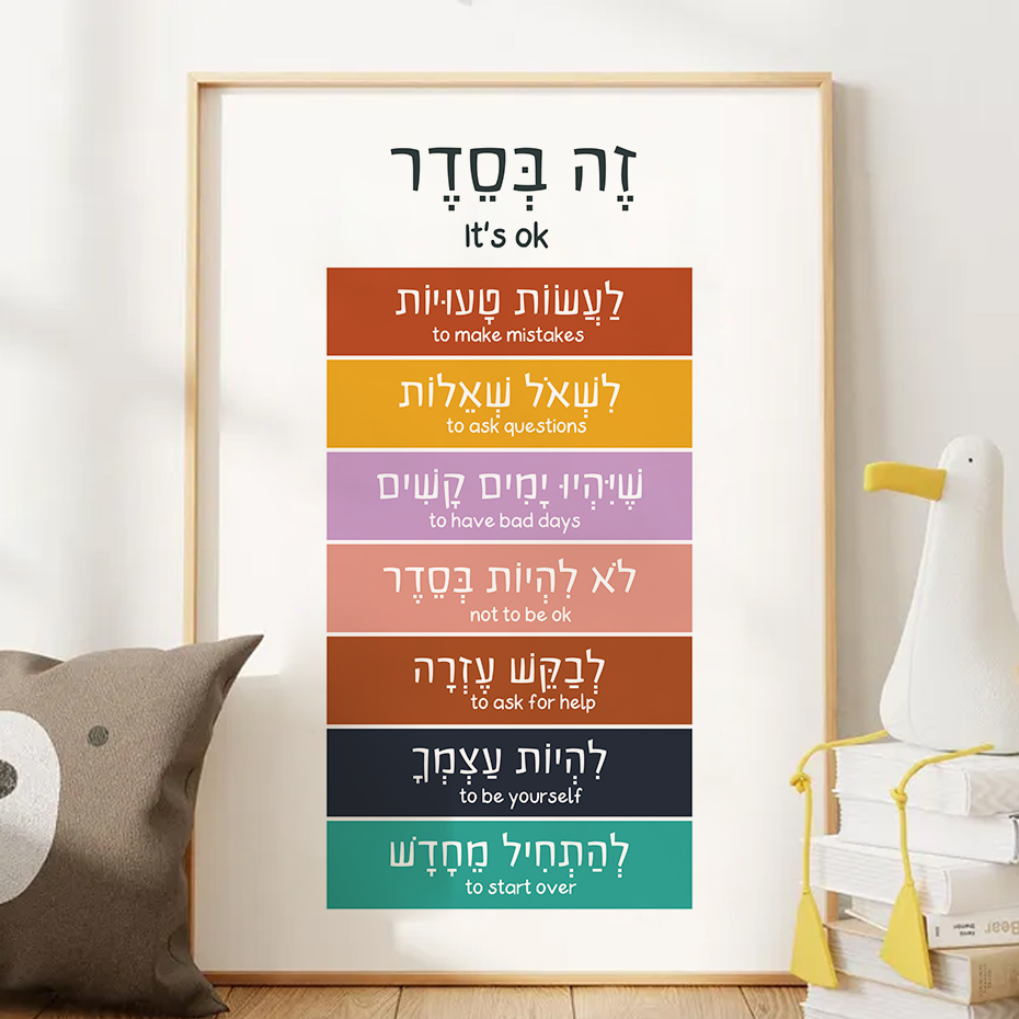Hebrew English Inspirational P - Photography Quotes reseña y precio