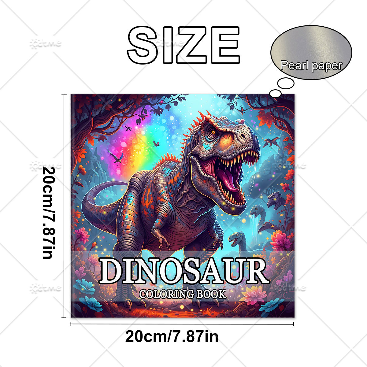 DINOSAUR Coloring Book Adult R - Photography Of Book reseña y precio