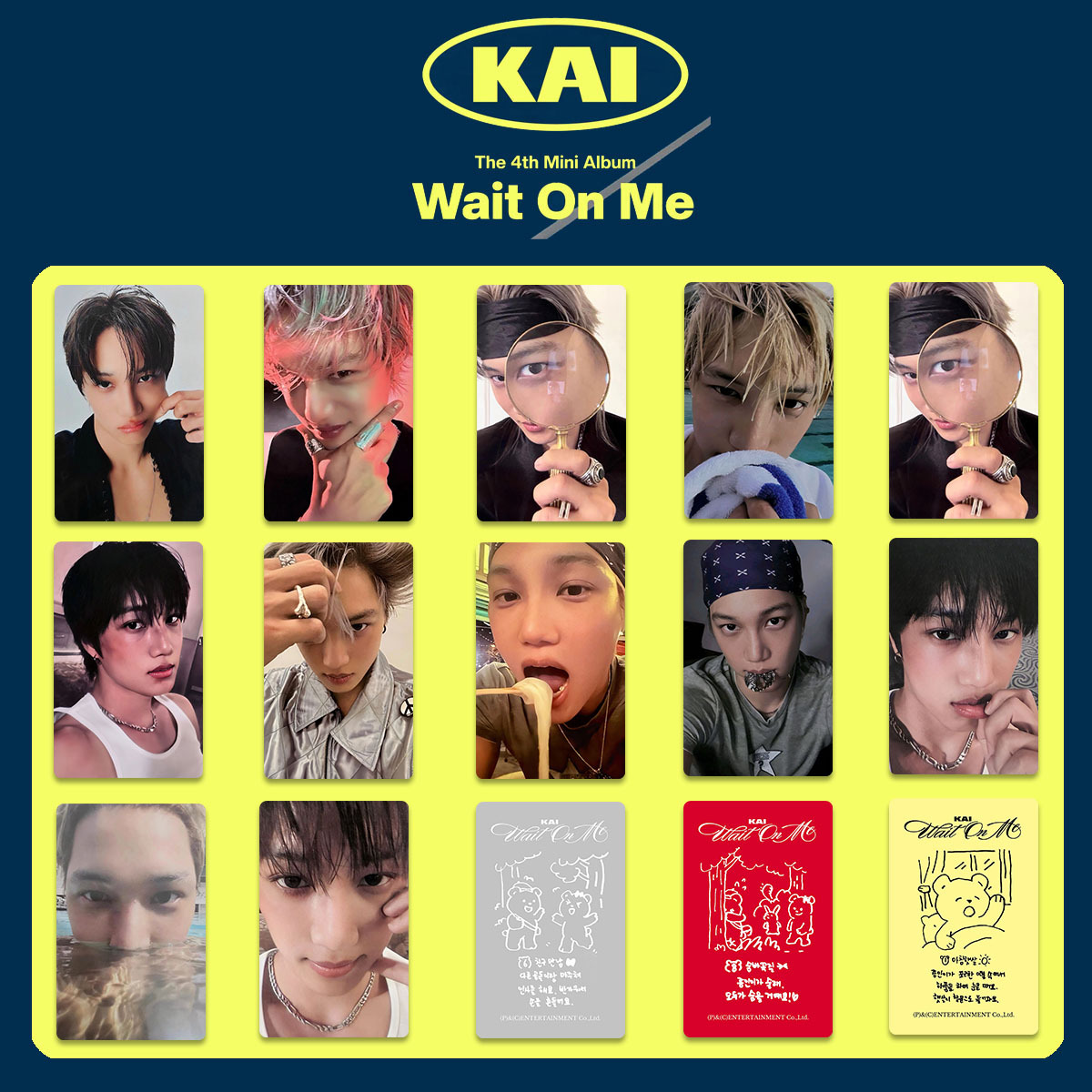 5/6Pcs/Set KAI Idol Boy Solo N - Photography Portfolio reseña y precio