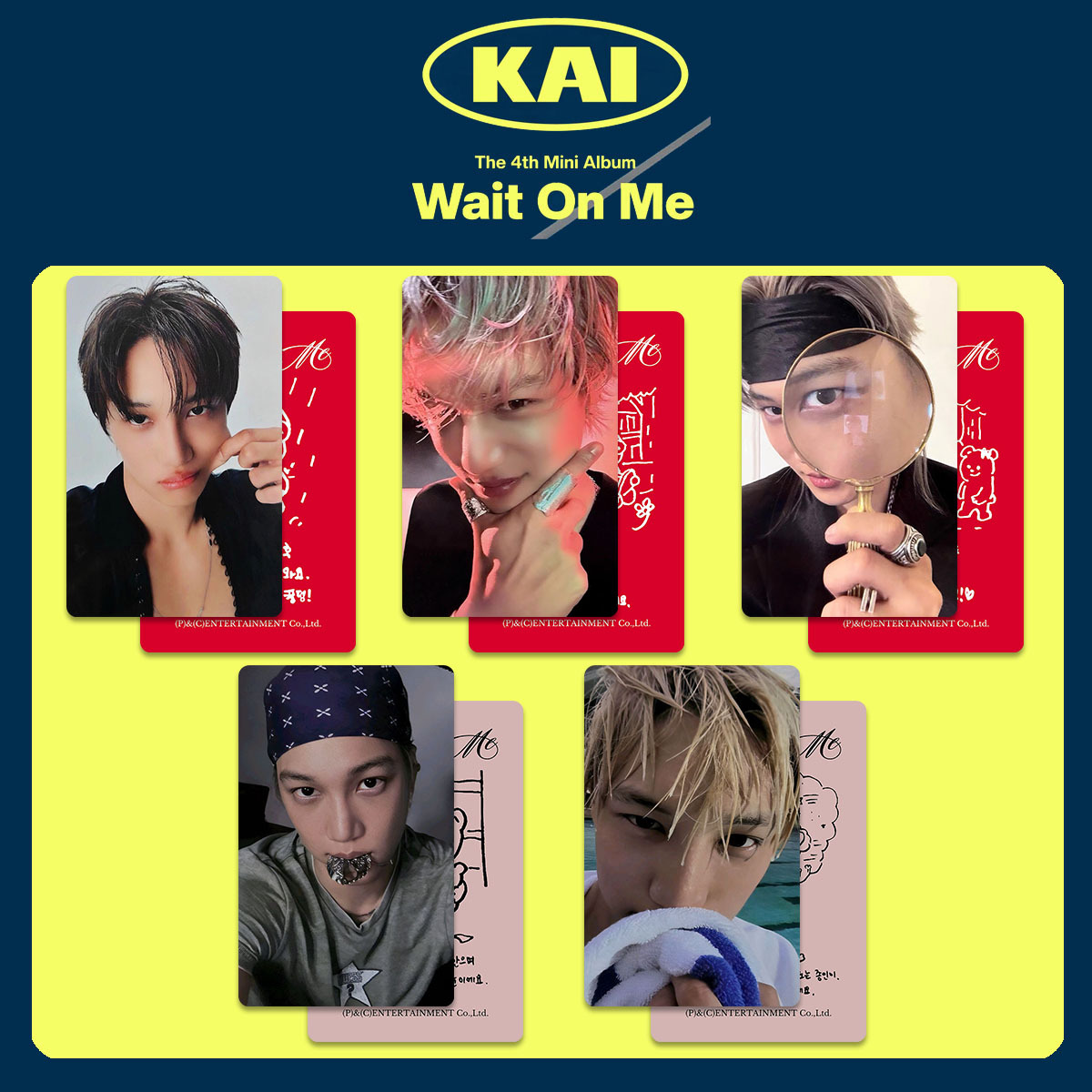 5/6Pcs/Set KAI Idol Boy Solo N - Photography Portfolio reseña y precio