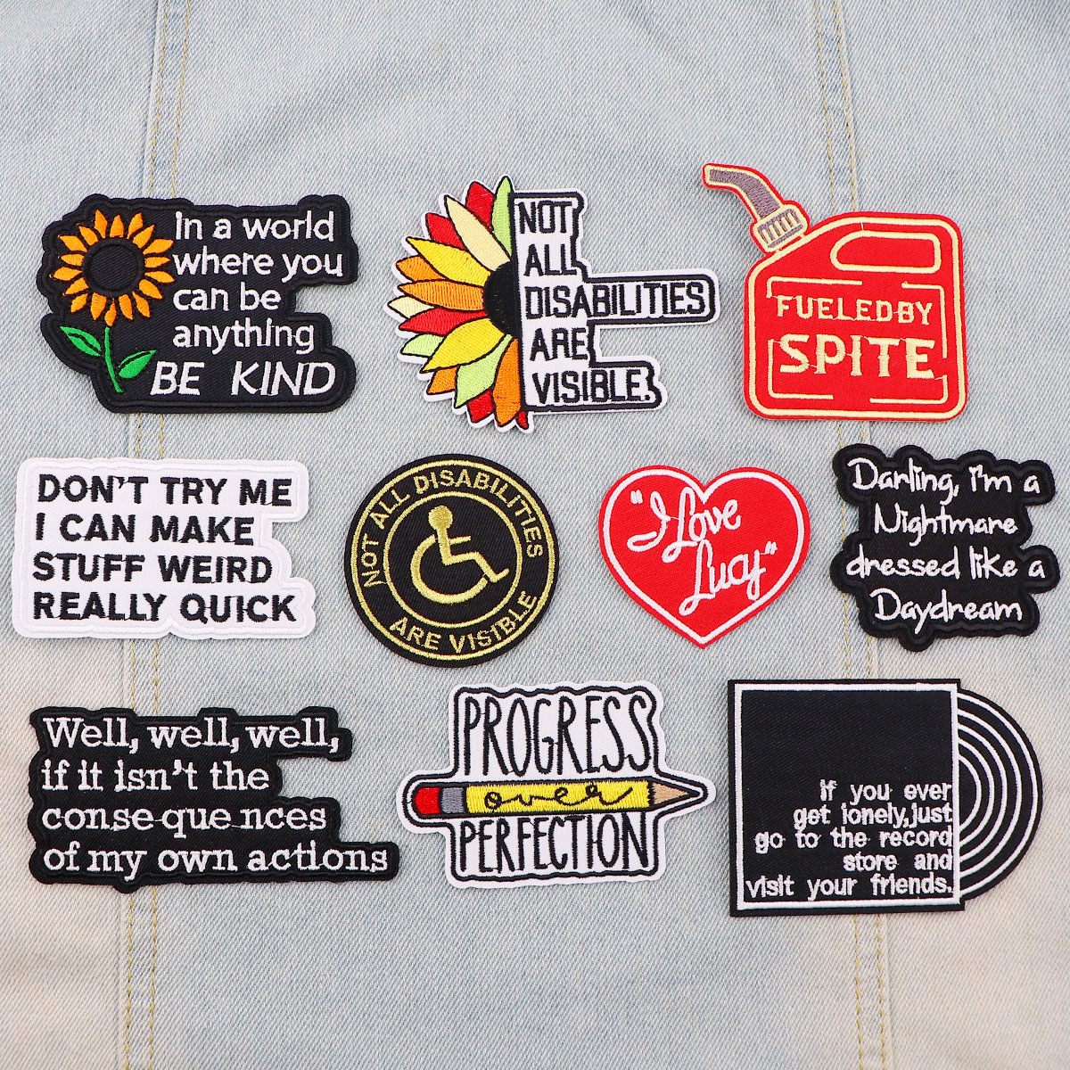 Motivational Phrase Patch Sunf - Photography Quotes reseña y precio