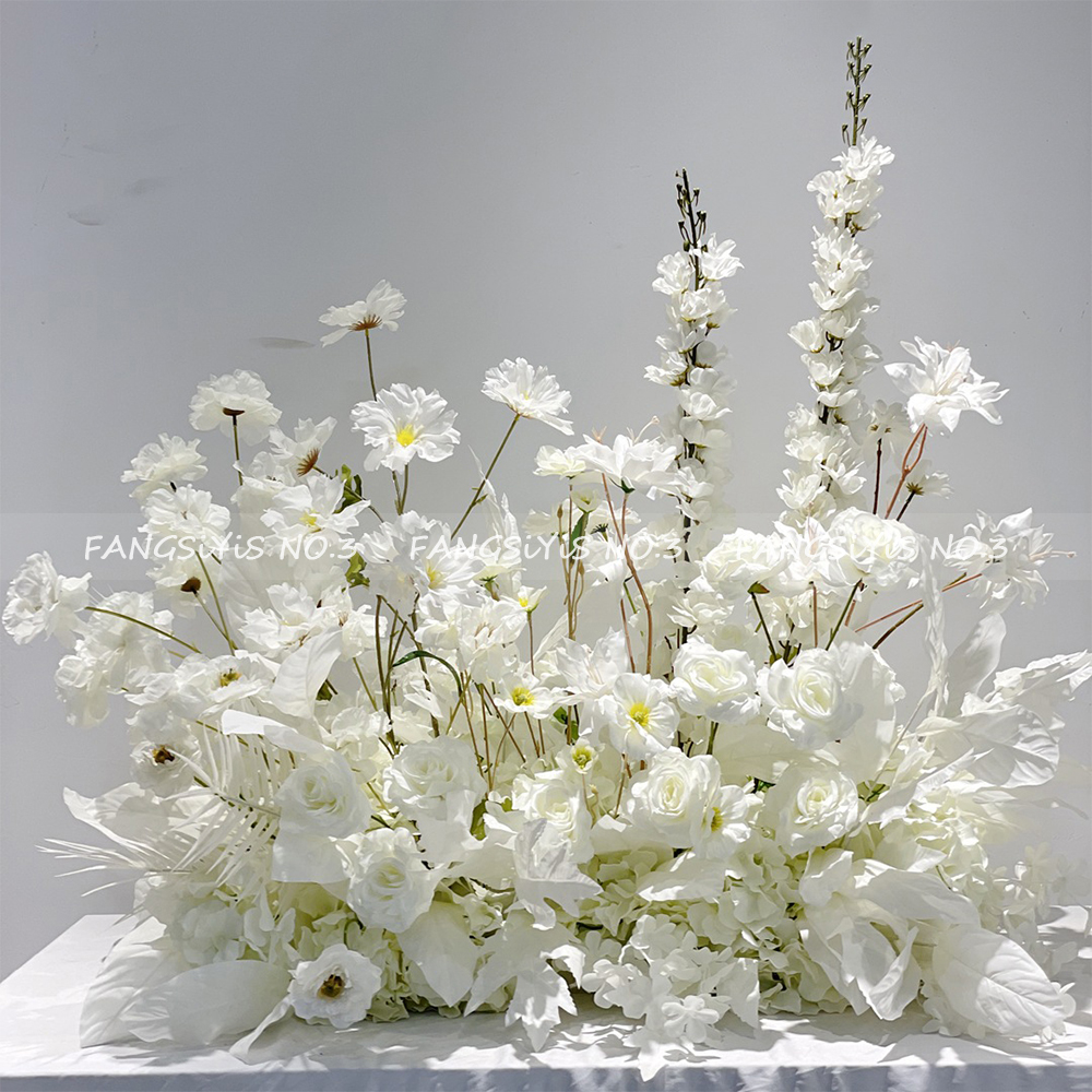 100/50CM Artificial White Rose - Photography Graduation reseña y precio