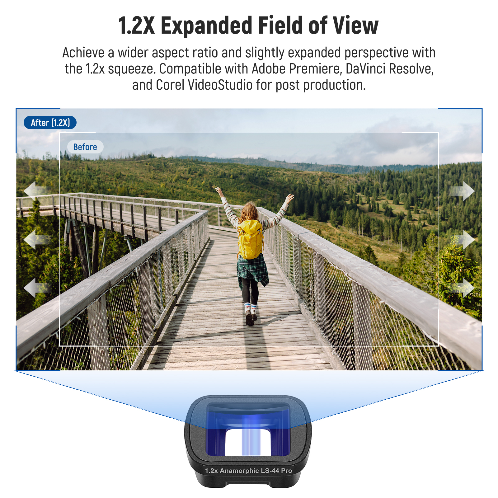 NEEWER 1.2X Blue Anamorphic Le - Photography Angles reseña y precio