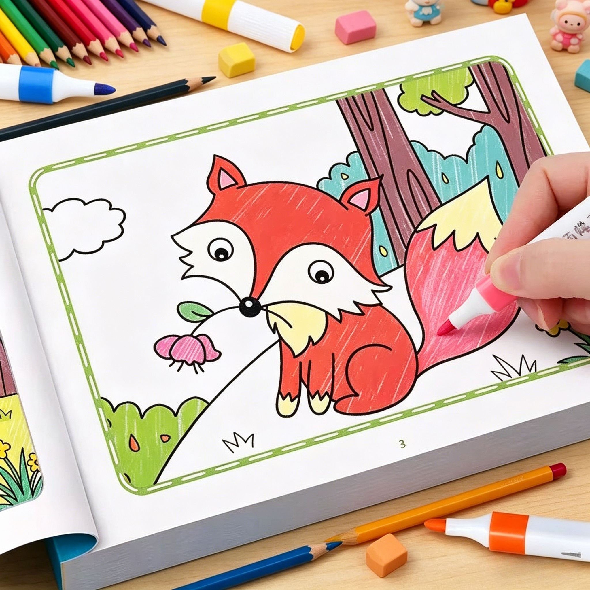 Children's Animal Coloring Boo - Photography Of Book reseña y precio