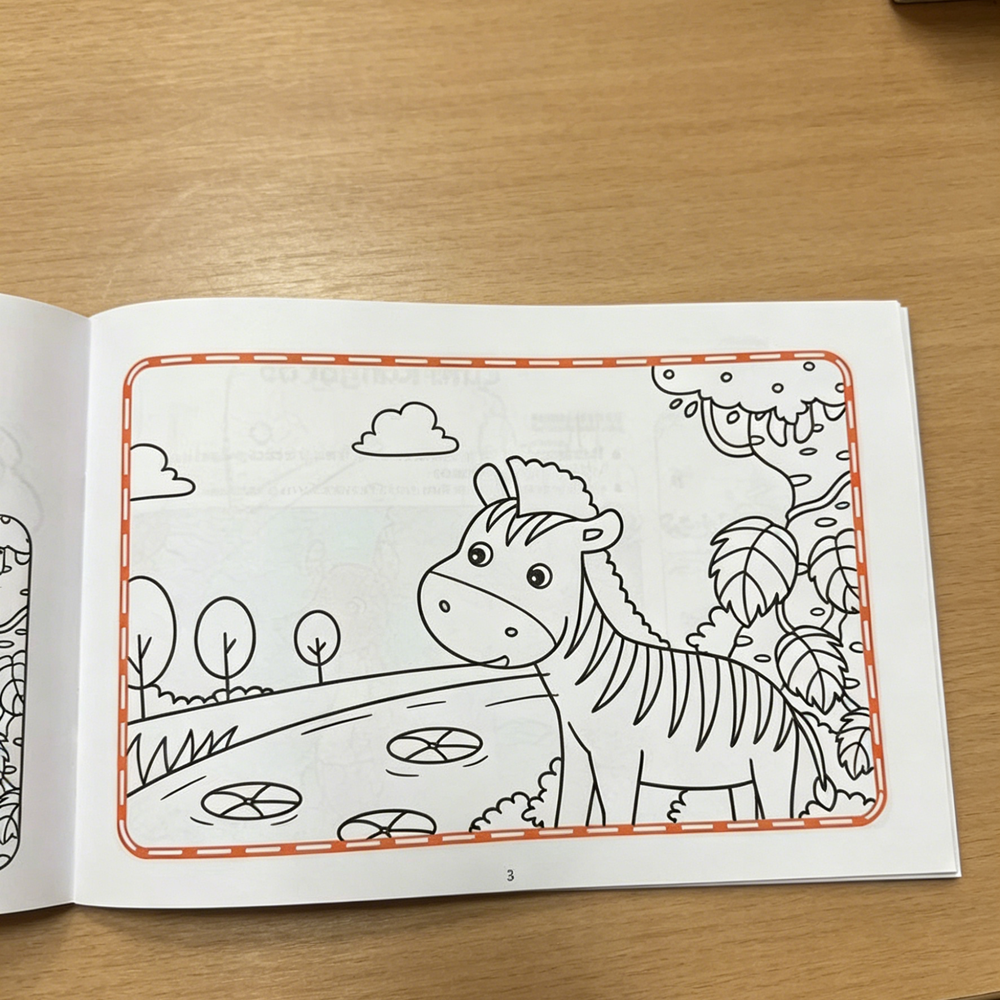 Children's Animal Coloring Boo - Photography Of Book reseña y precio