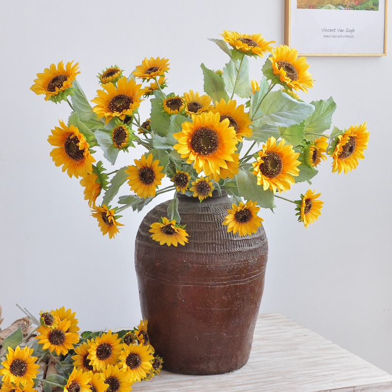 80CM Artificial Sunflower Larg - Photography Graduation reseña y precio