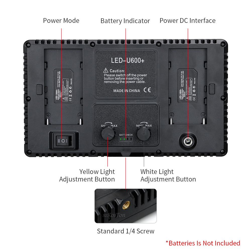 U800 LED Photo Studio Light fo - Photography Game reseña y precio