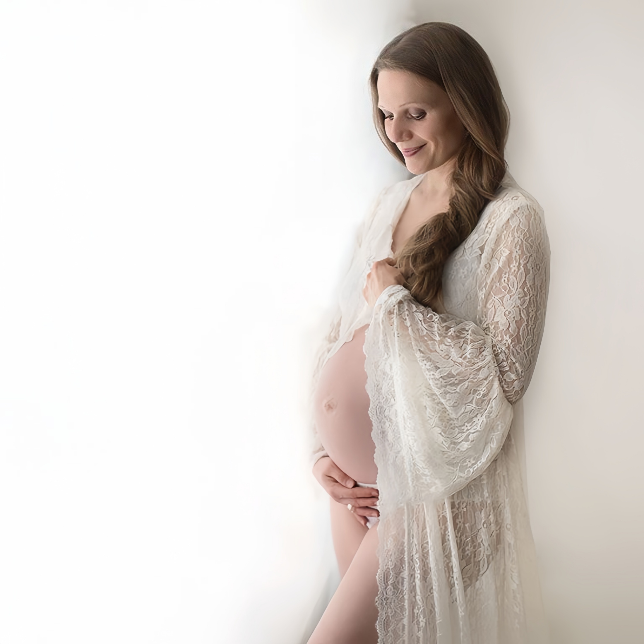 White Lace Maternity Photograp - Photography Club reseña y precio