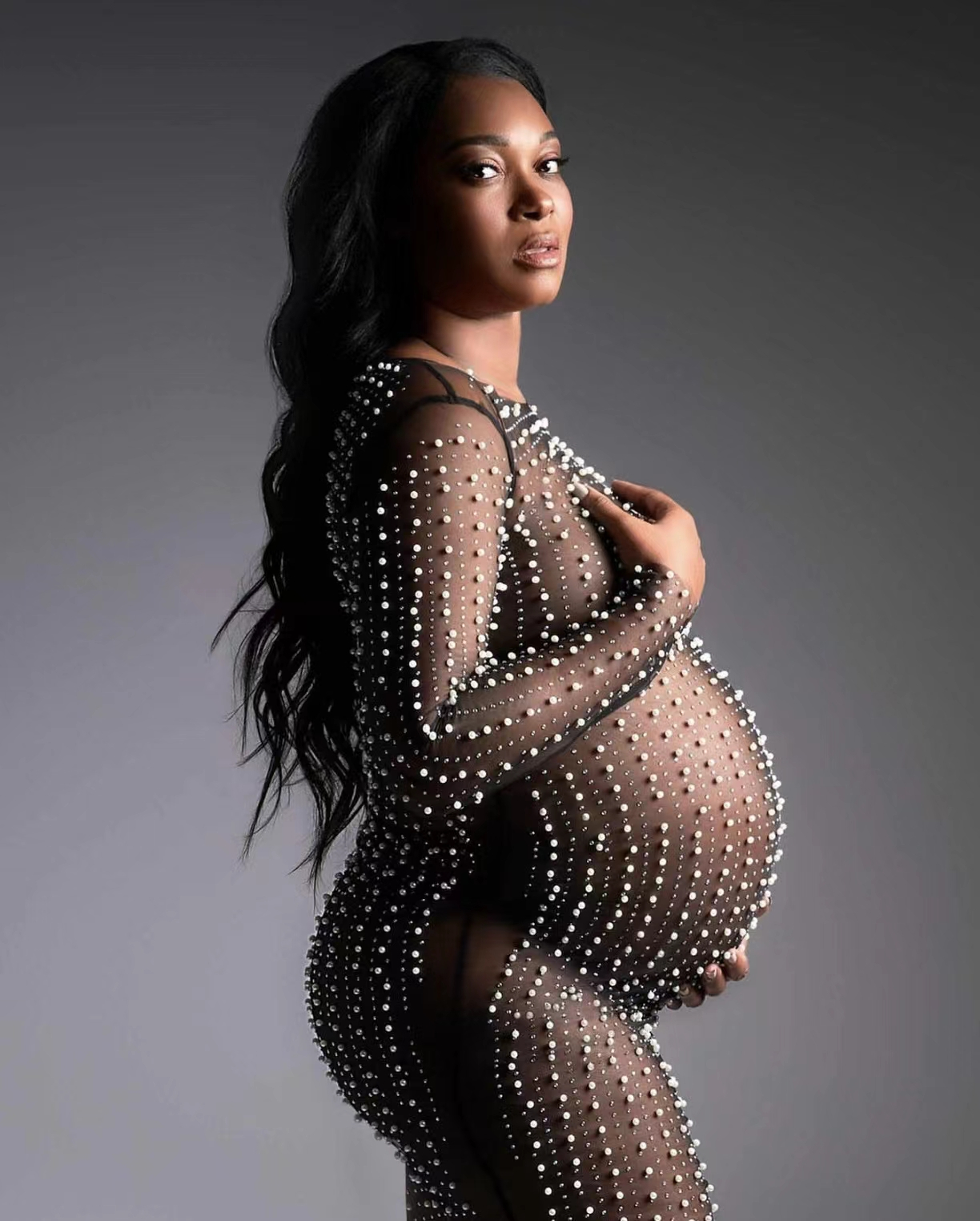 Sexy Black Maternity Photograp - Photography Club reseña y precio