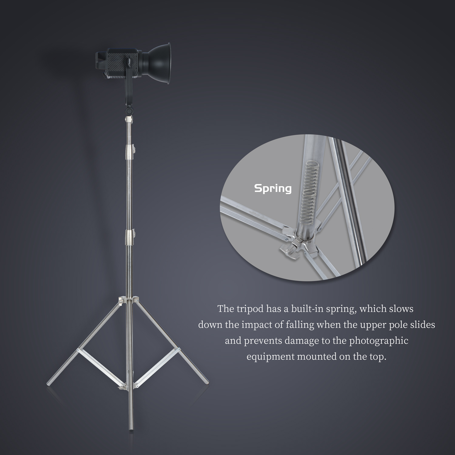 SH 2.8M Stainless Steel Light  - Photography Kit Pro reseña y precio