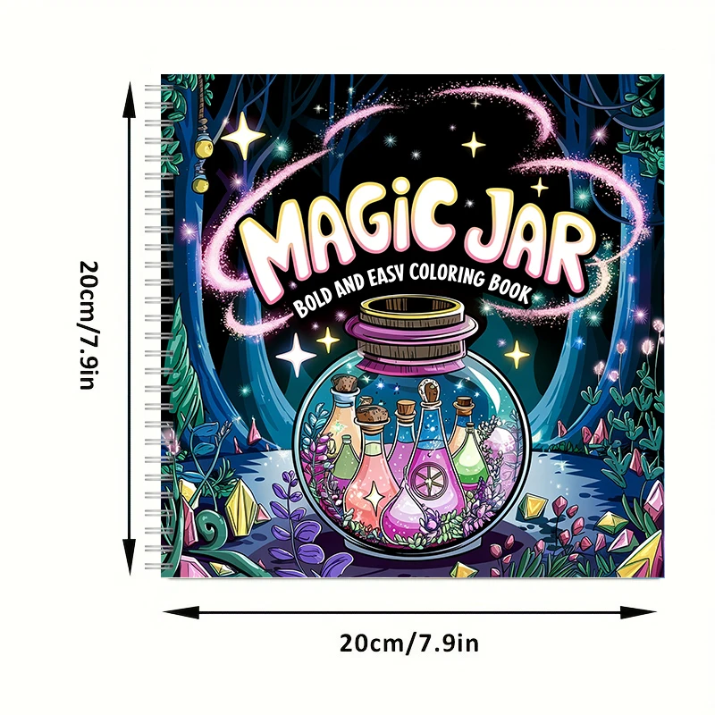 Coloring Book Magic Jar for Ad - Photography Of Book reseña y precio