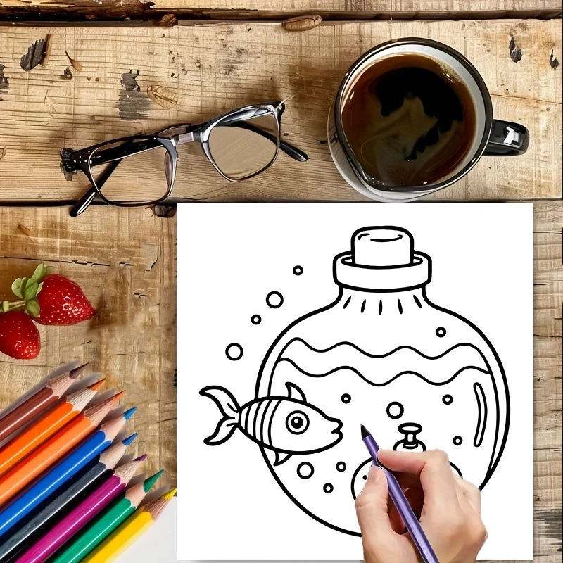 Coloring Book Magic Jar for Ad - Photography Of Book reseña y precio