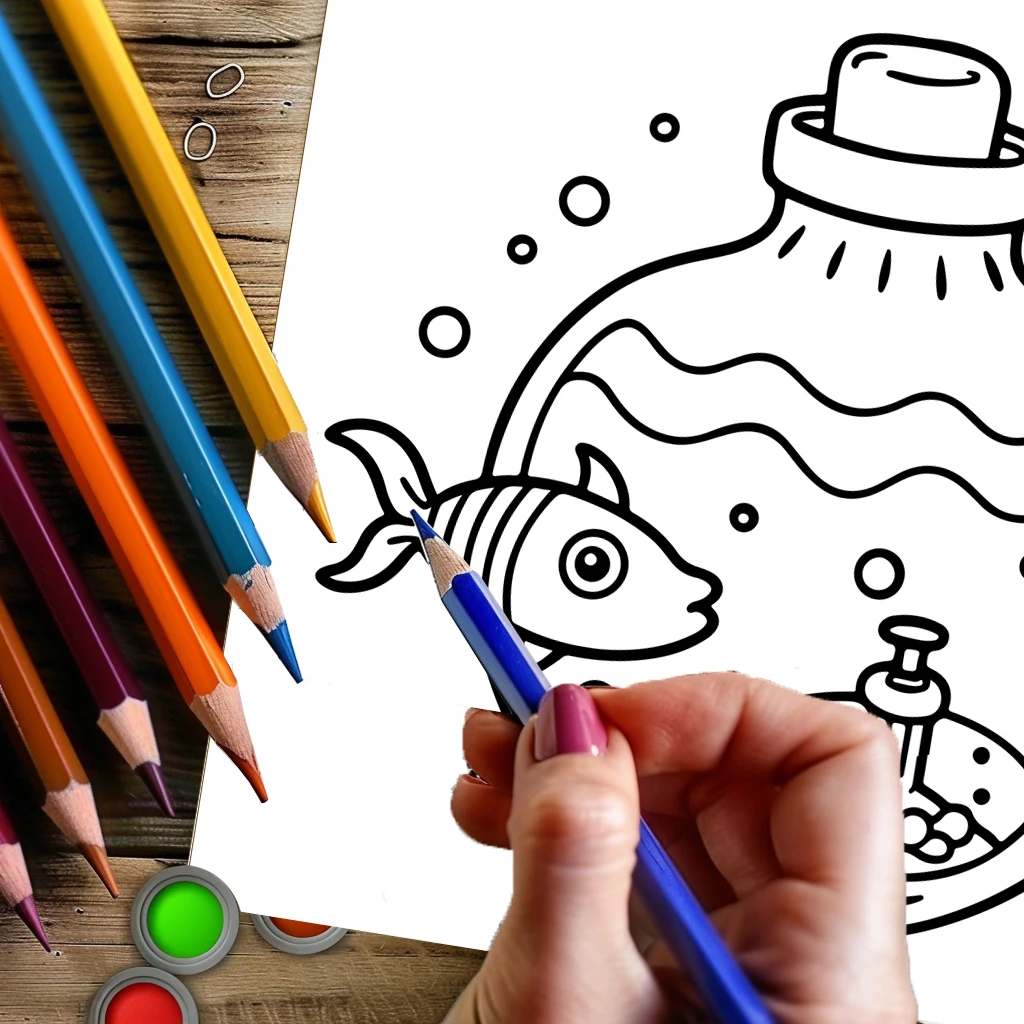 Coloring Book Magic Jar for Ad - Photography Of Book reseña y precio