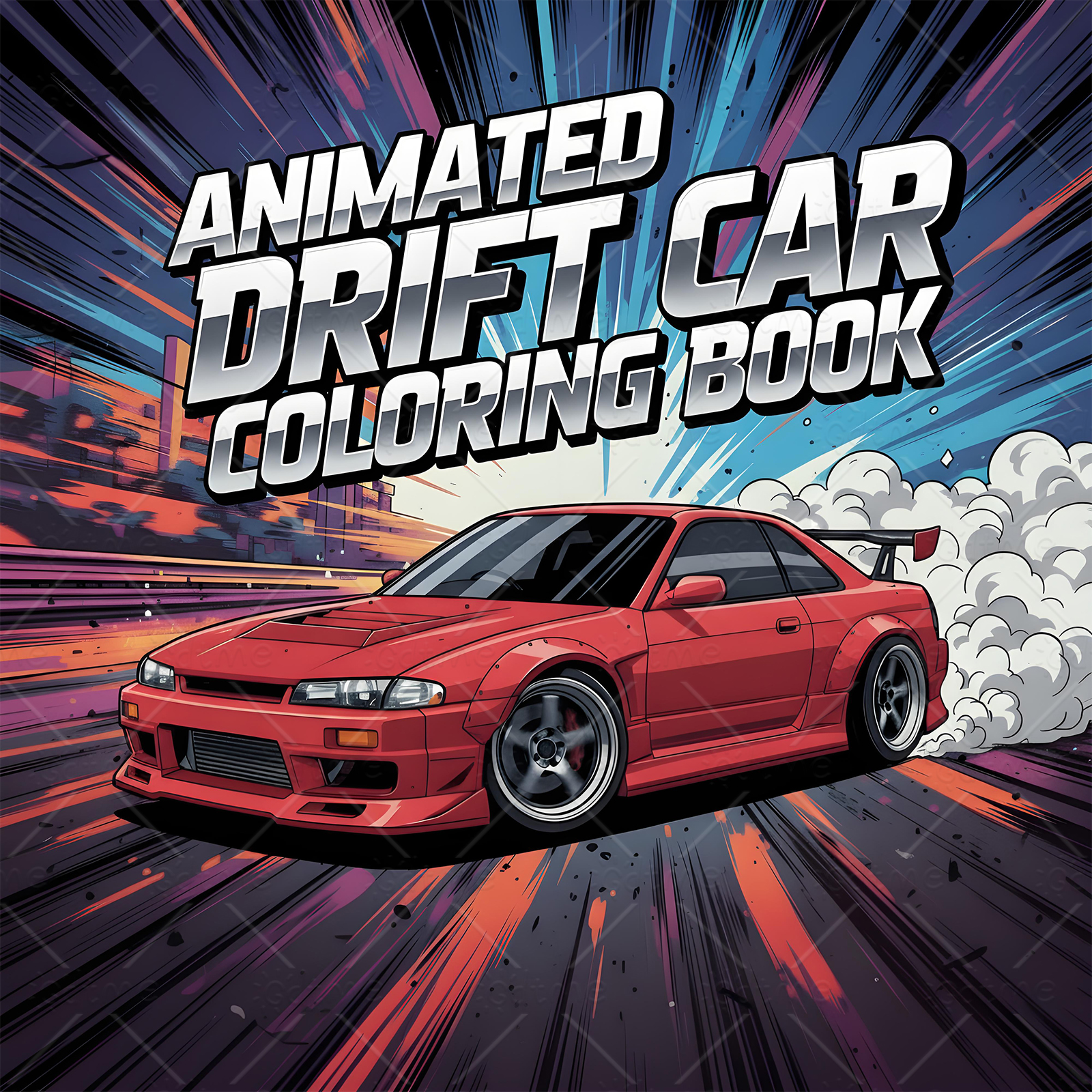 ANIMATED DRIFT CAR Bold-easy P - Photography Of Book reseña y precio