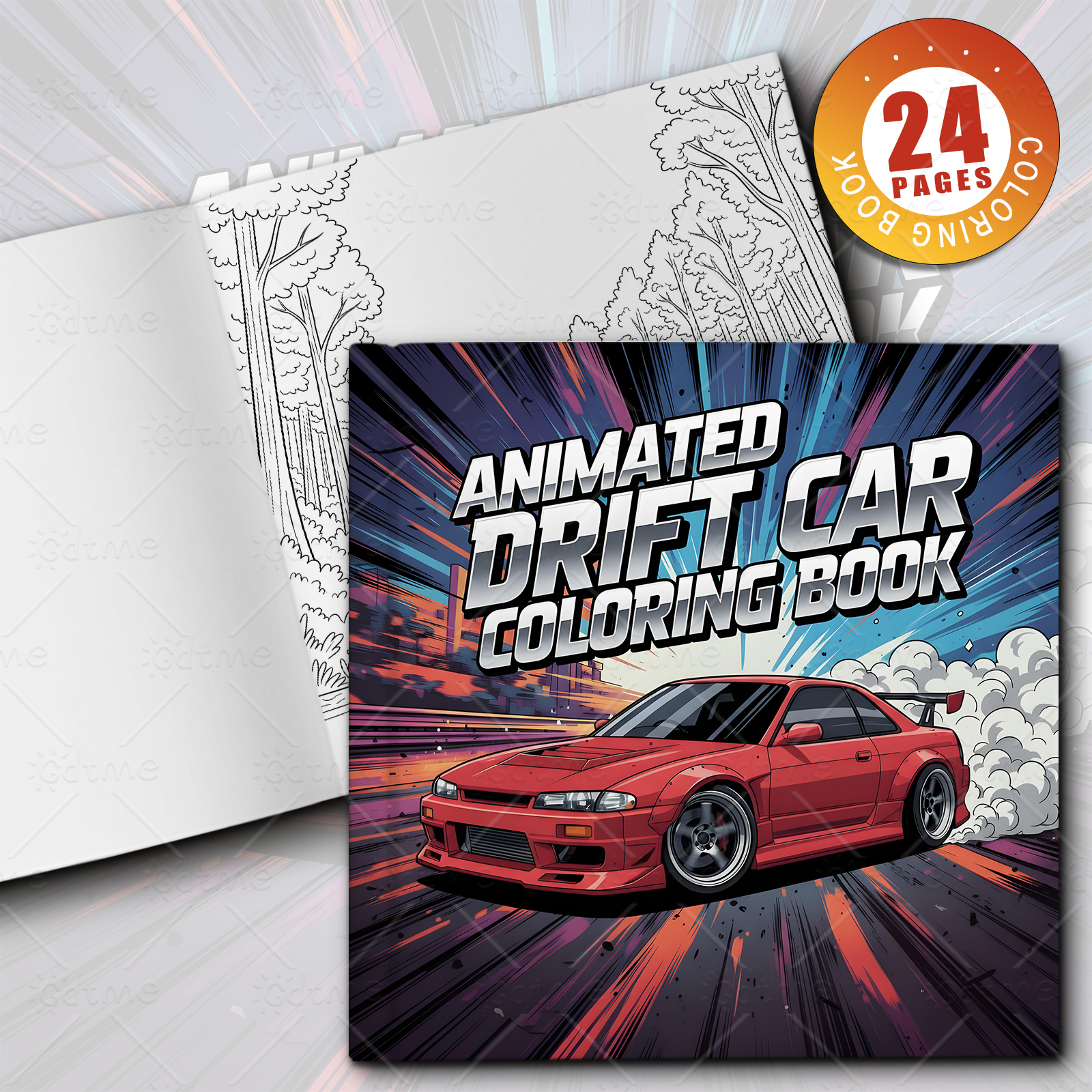 ANIMATED DRIFT CAR Bold-easy P - Photography Of Book reseña y precio
