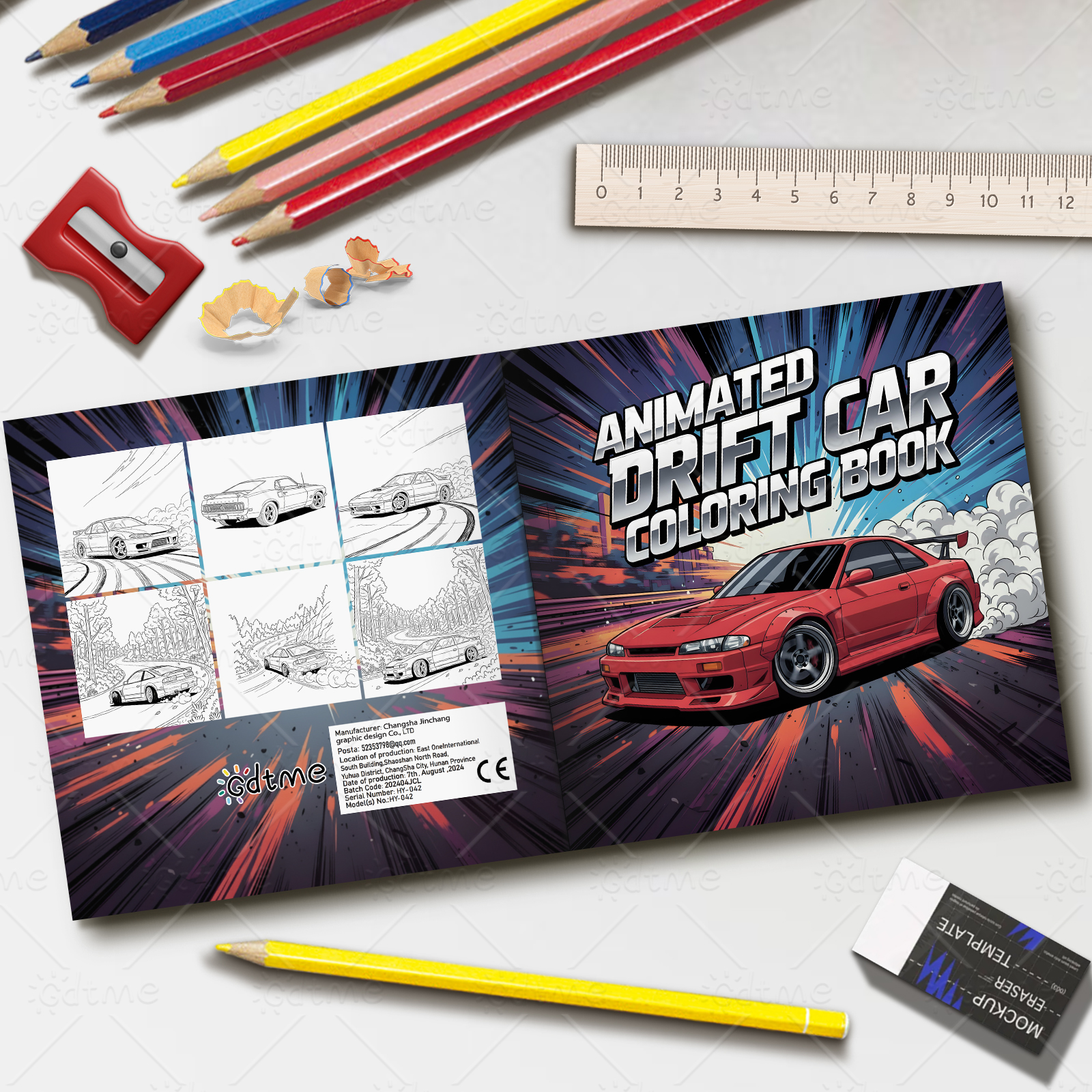 ANIMATED DRIFT CAR Bold-easy P - Photography Of Book reseña y precio