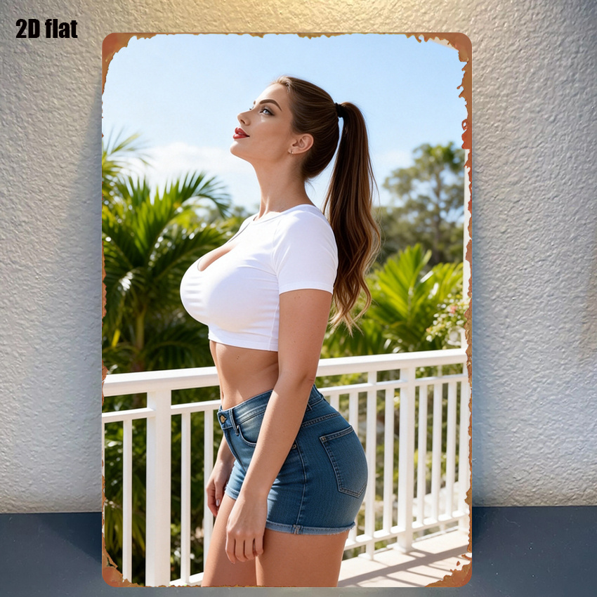 2D Metal Sign | Iron Art Wall  - Photography Game reseña y precio