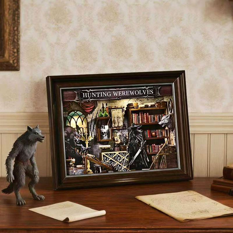 DIY 3D Wooden Book Nook Kit Mi - Photography Hacks reseña y precio