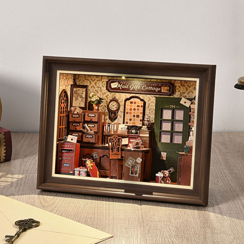 DIY 3D Wooden Book Nook Kit Mi - Photography Hacks reseña y precio