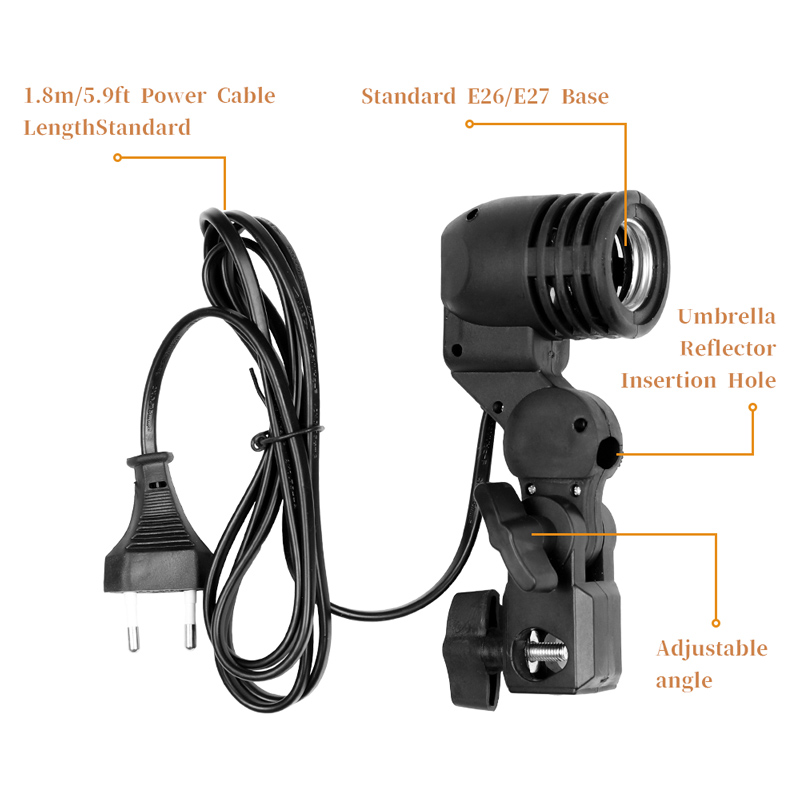 1.8m Cable Cord Light Bulb Sta - Photography Umbrella Lights reseña y precio