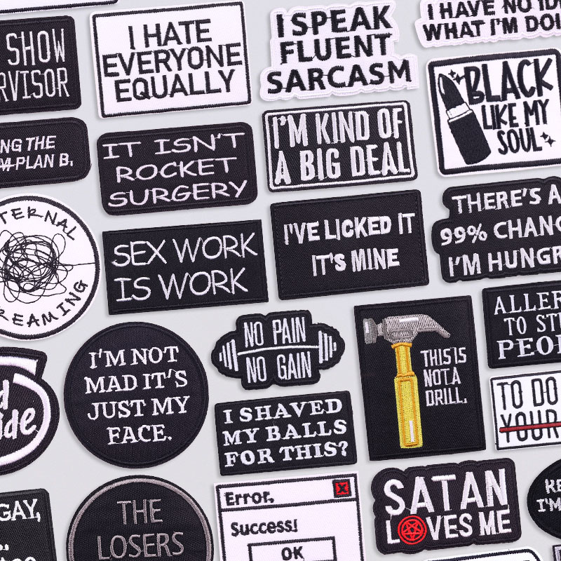 Humor Phrase Embroidery Patch  - Photography Quotes reseña y precio