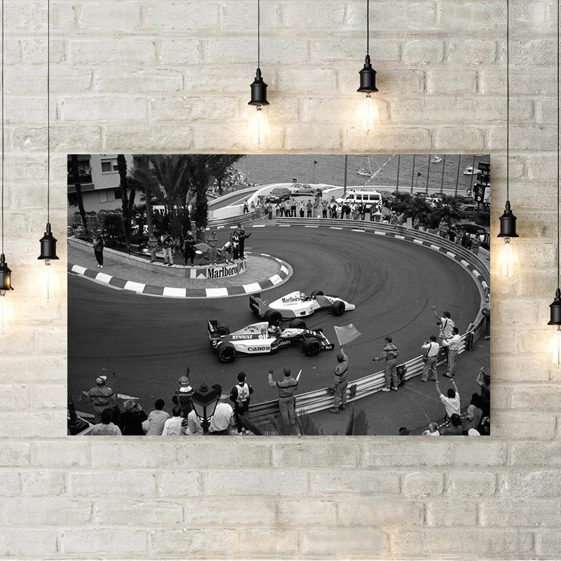 1pc frameless Black White Mona - Photography Quotes reseña y precio