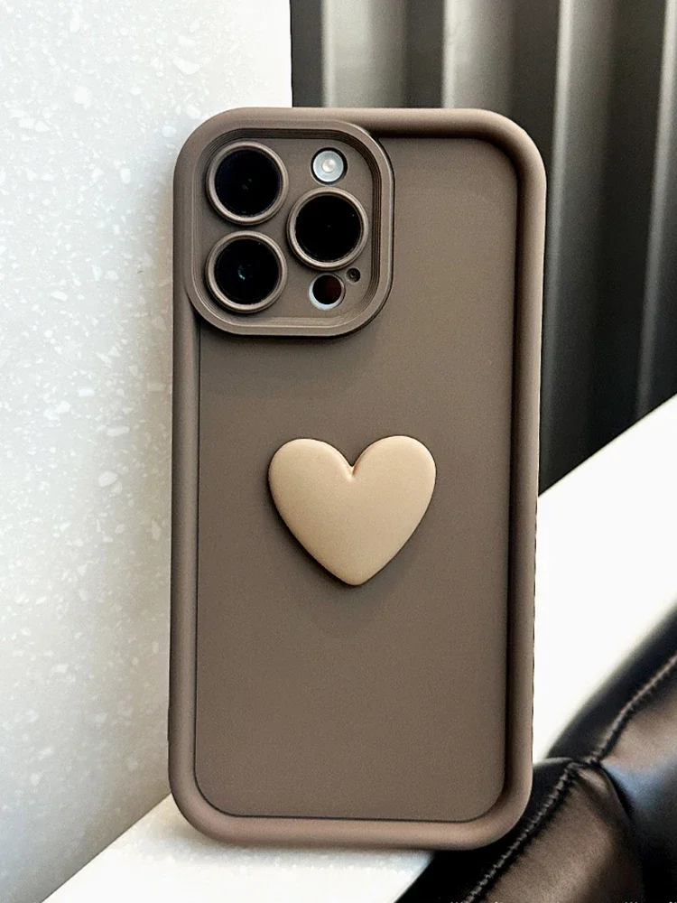 Cute 3D Love Heart Silicone Ca - Photography Xiaomi 15 reseña y precio