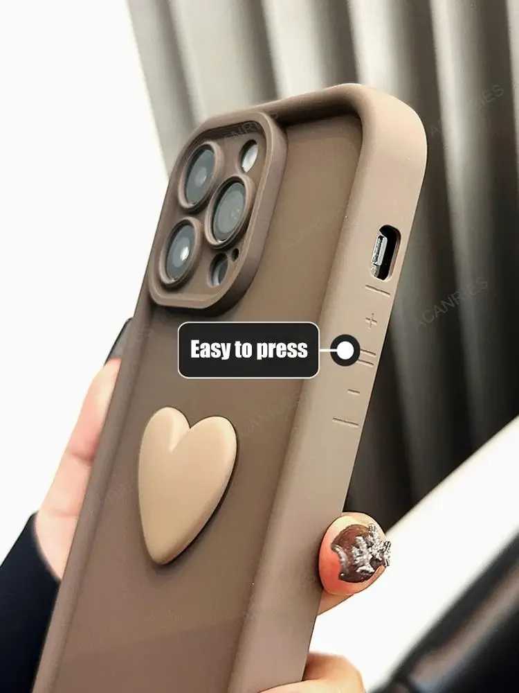 Cute 3D Love Heart Silicone Ca - Photography Xiaomi 15 reseña y precio
