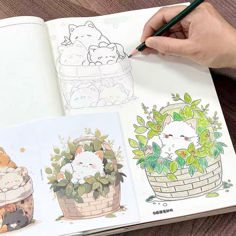 Cute Animals Manga Tracing & D - Photography Of Book reseña y precio