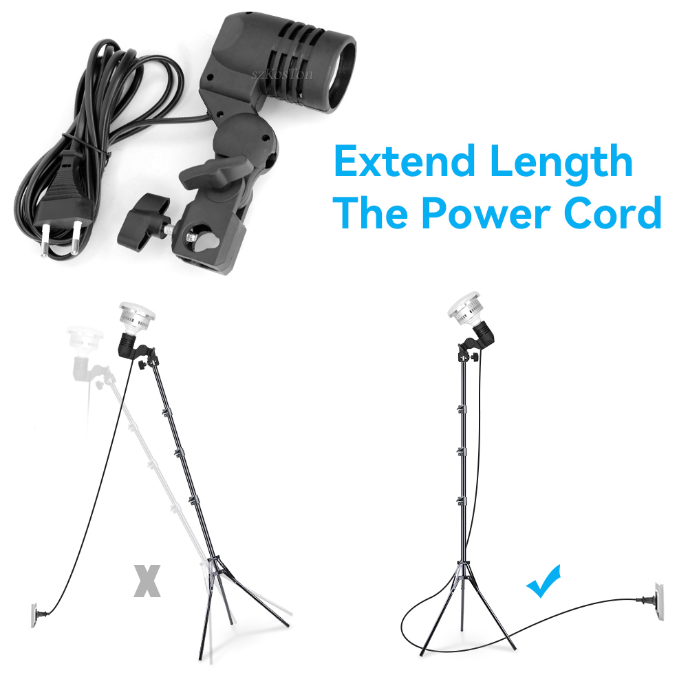 2PCS/1PC E27 Single Head Bulb  - Photography Umbrella Lights reseña y precio