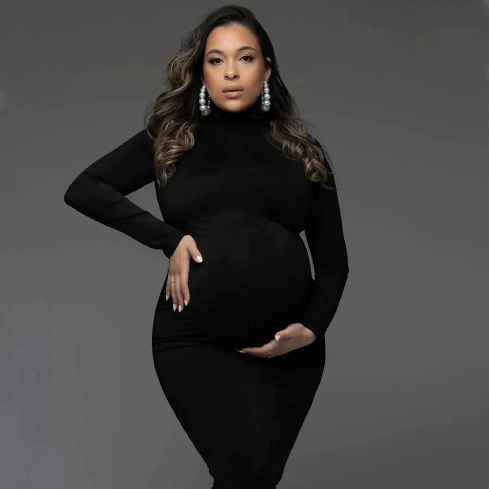 Black Skinny Dress Maternity P - Photography Club reseña y precio