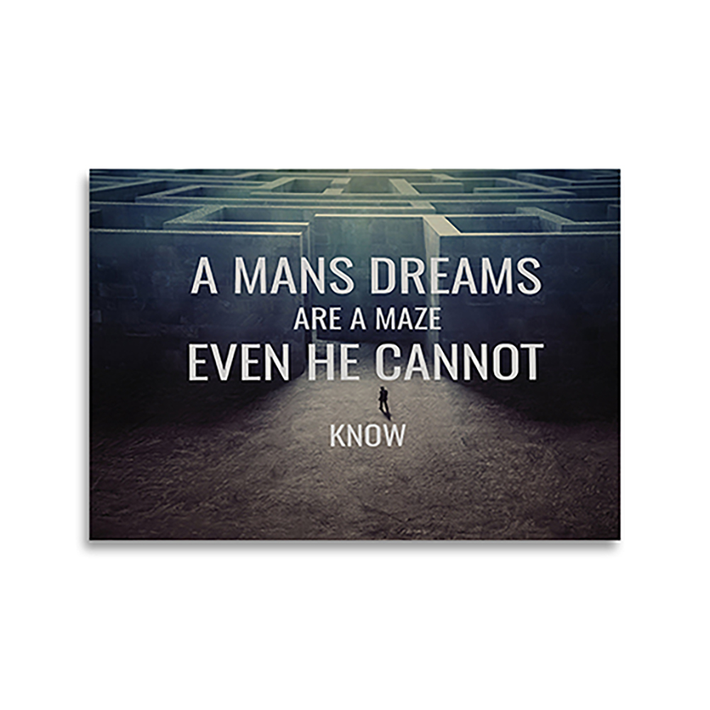 Motivational Canvas Art A Man' - Photography Quotes reseña y precio