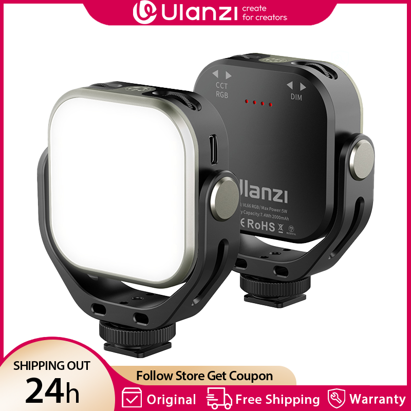 Ulanzi VL66 RGB Video Light 25 - Photography Umbrella Lights reseña y precio