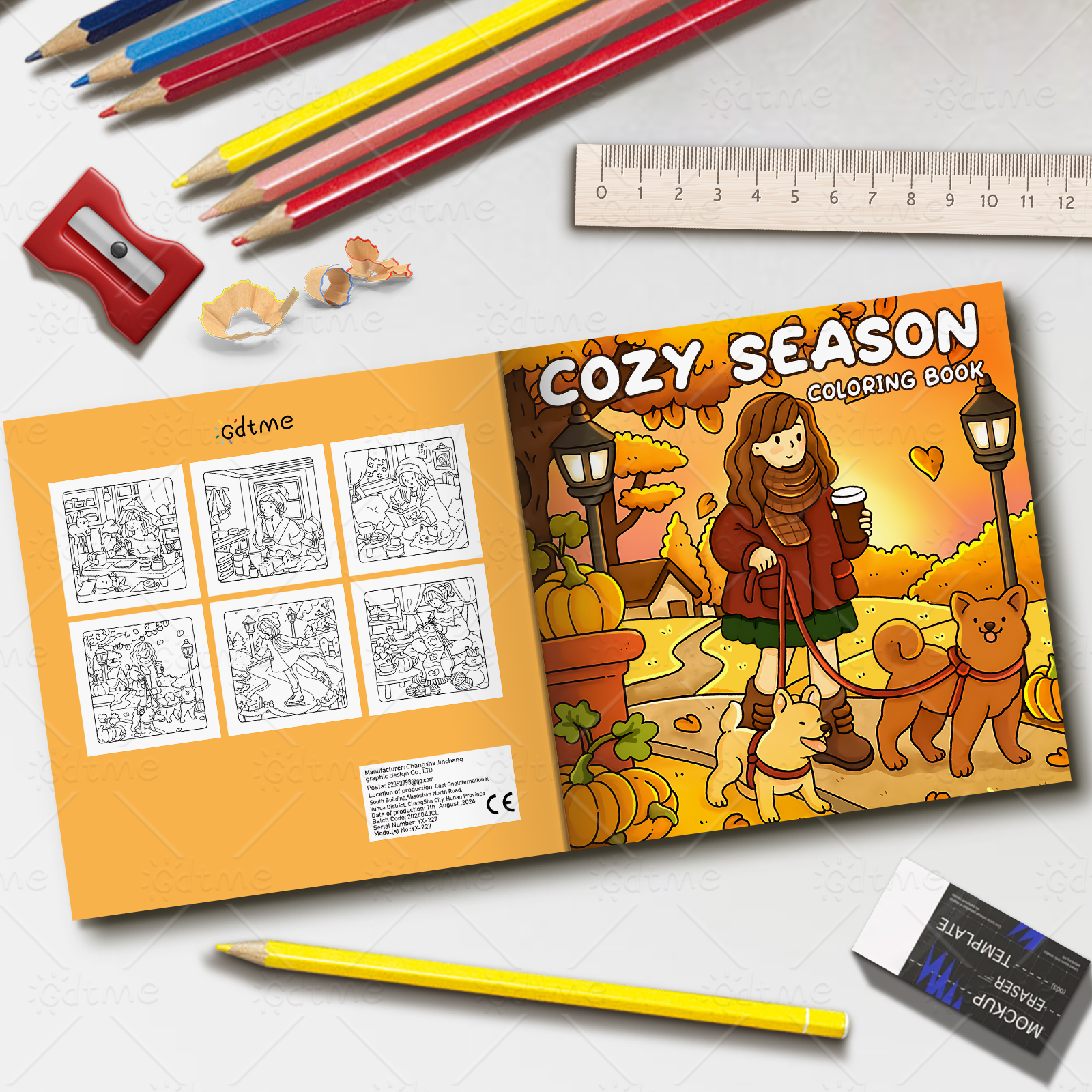 COZY SEASON Coloring Book for  - Photography Of Book reseña y precio