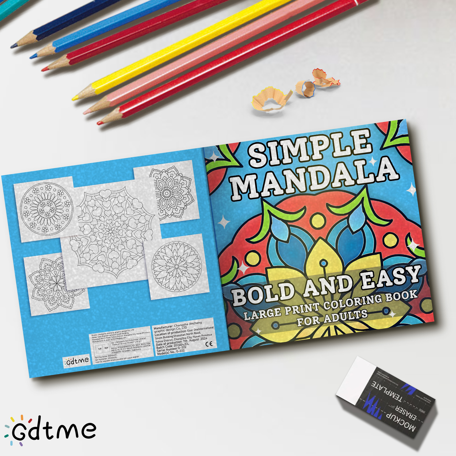 Simple Mandala Coloring Book f - Photography Of Book reseña y precio