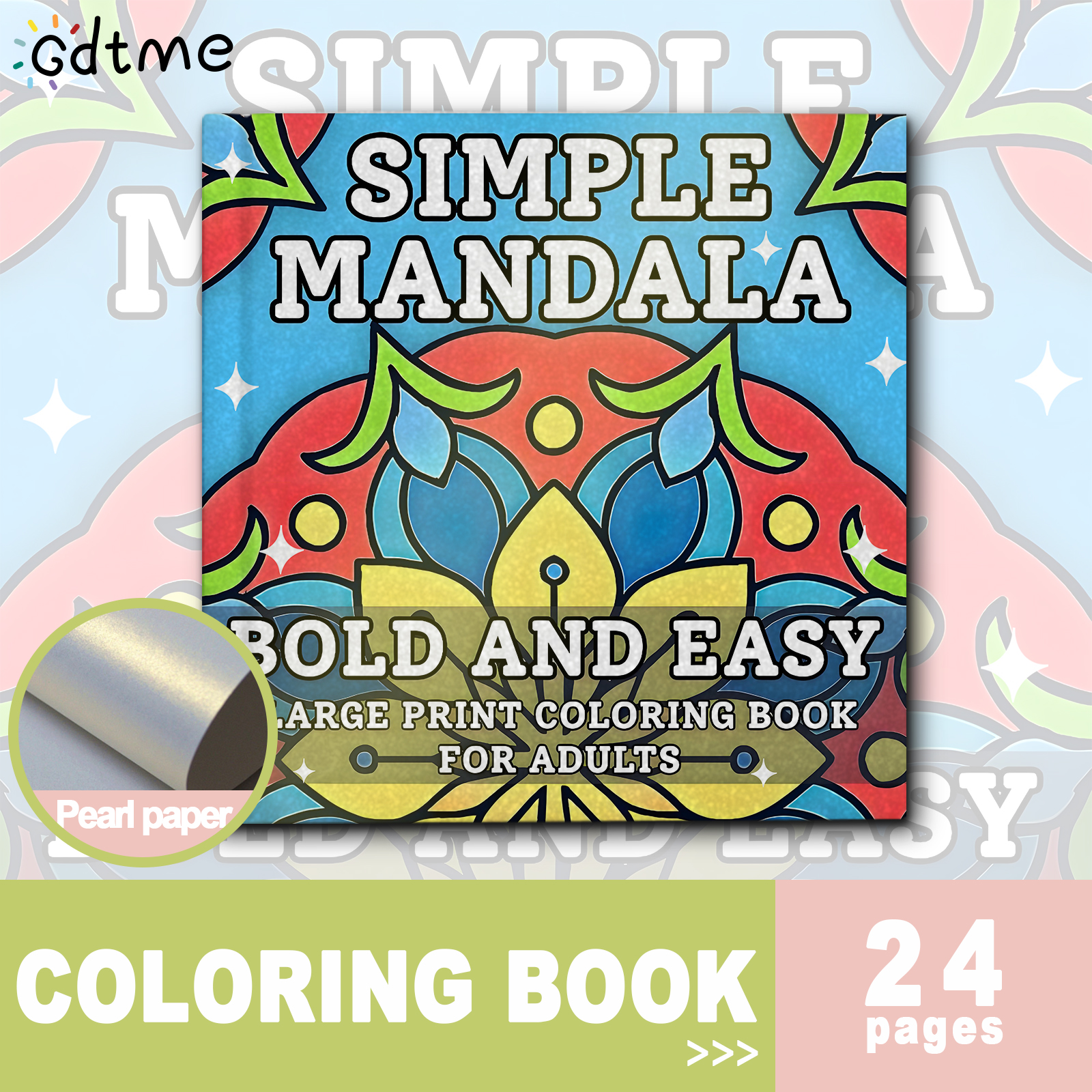 Simple Mandala Coloring Book f - Photography Of Book reseña y precio